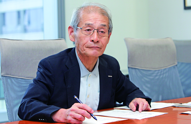 圖為2019年諾貝爾化學(xué)獎(jiǎng)獲得者之一吉野彰 攝影記者/任玉明